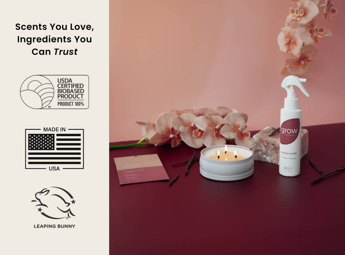 Grow Fragrance - Midnight Orchid Air + Fabric Spray