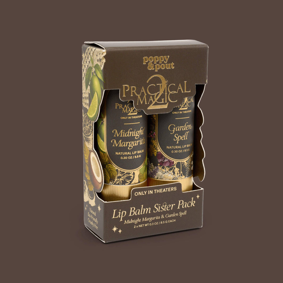 Poppy & Pout - Limited Edition, Gift Set, Lip Balm Sister Pack, Practical Magic 2
